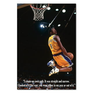 Kobe Bryant Dunks Basketball Sports Silk Print Wall Home Decor - POSTER  20x30