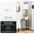 thumbnail image 7 of Mainstays 54-inch Mid-Century Style Floor Lamp, with Faux Wood Finished Table, 7 of 7