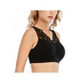 thumbnail image 3 of Women Full Figure Plus Size Lace Bras Rimless Sports Tank Tops, 3 of 8