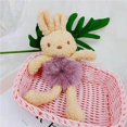 thumbnail image 3 of Chouchous Cheveux Mignons Lapin Élastique Bandeaux Cheveux Mode Femmes Peluche Attache Cheveux Queue de Cheval Étui pour Femmes Filles, 3 of 9