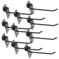 thumbnail image 1 of TAILTOSS 10 Pcs Crochets en Fer Noir pour Organisation de Rangement Usage Polyvalent, 1 of 7