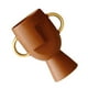 thumbnail image 1 of Scandinavian Human Face Vase For Home Furnishing Light Brown 1Pcs, 1 of 4