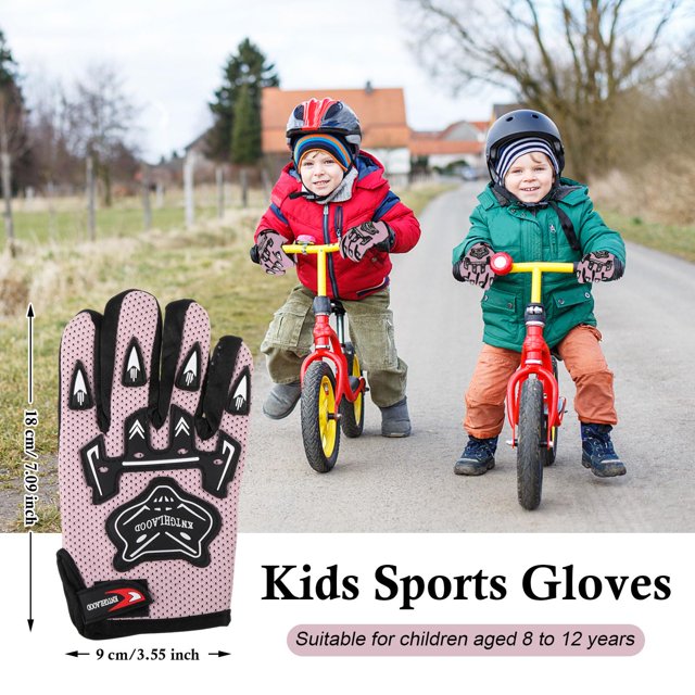 fastboy Stay Comfortable And In Control With These Full Finger Motorcycle Gloves Winter Rides Anti-slip pink 1Set