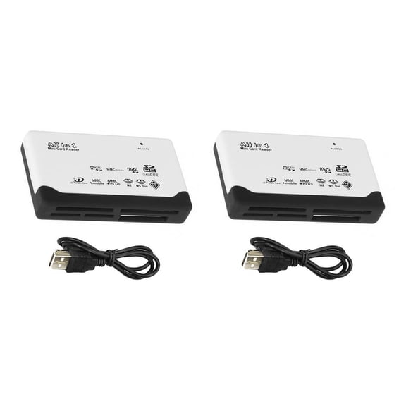 Lector de tarjetas de memoria TF Inteprter Adaptador USB externo Computadora 2Conjunto