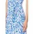 thumbnail image 3 of Lilly Pulitzer Women's Odella V-Neck Midi Dress, Barton Blue Star Gazing, 3 of 3