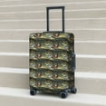 thumbnail image 6 of Lsque Largemouth Bass Fish Printed Luggage Cover, Travel Luggage Protector,Scratch and Dirt Resistant, Fits 18-32 Inch Luggage-Small, 6 of 7