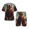 thumbnail image 1 of Balery Meditating Golden Retriever Conjunto de Pijama Infantil de Manga Corta con Estampado – Ropa de Dormir de Algodón Suave-XX-Large, 1 of 6