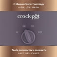 thumbnail image 3 of Crock-Pot Design Series 4.5-Quart Manual Slow Cooker, Purple Potato, 3 of 8