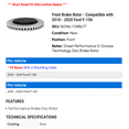 thumbnail image 2 of Front Brake Rotor - Compatible with 2010 - 2020 Ford F-150 2011 2012 2013 2014 2015 2016 2017 2018 2019, 2 of 2