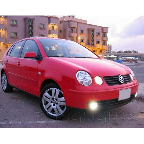 For 2002 2003 2004 2005 Volkswagen VW Polo Mk4 9N Xenon Fog Lamps Driving Lights Foglamps Foglights Kit