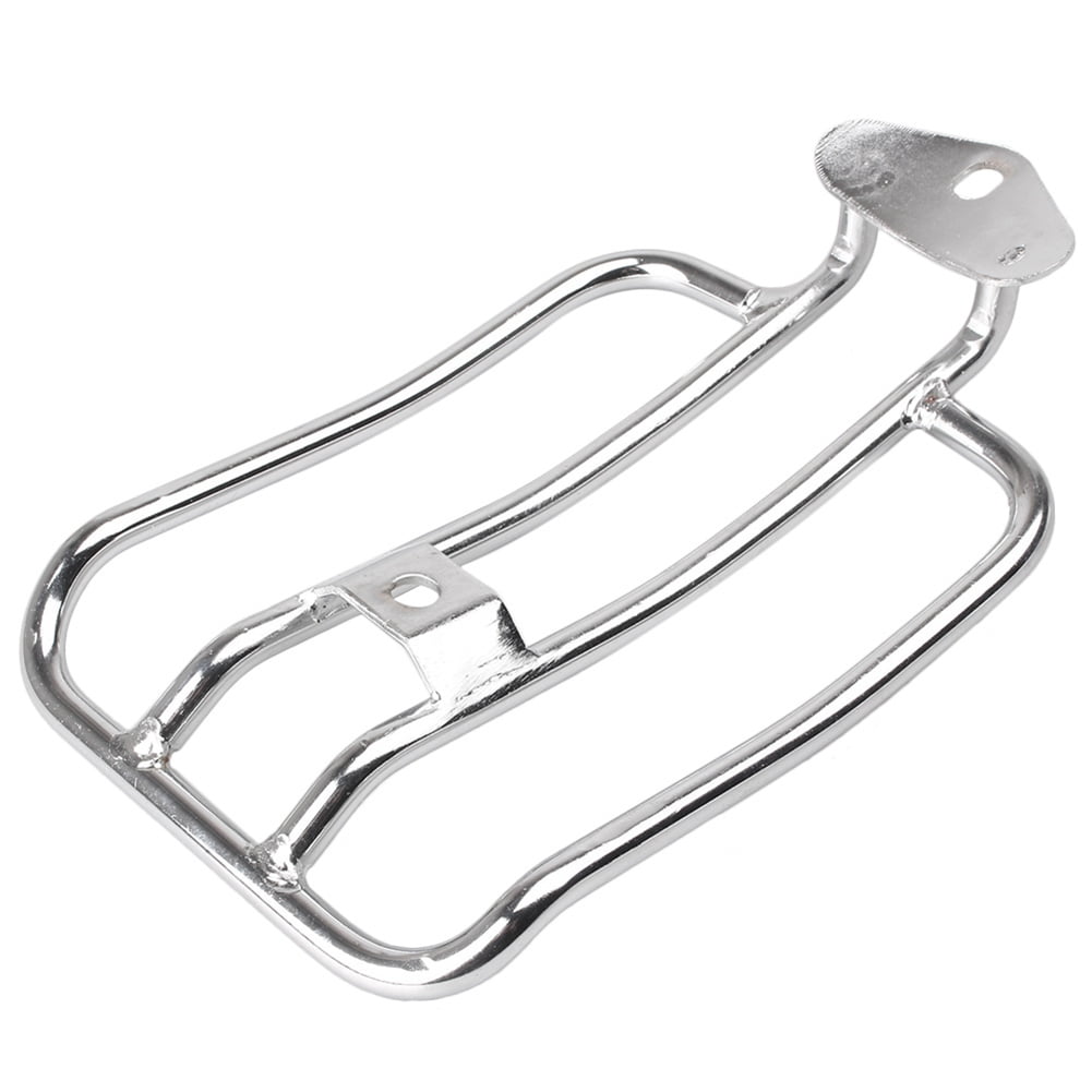 ZS Chrome Motorcycle Sissy Bar Backrest Luggage Rack Back Rest For