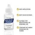 thumbnail image 5 of Fast Acting Remover for Tape-in Hair Extensions, Wig Glue, and Double-Sided Extension Tape, Wig Glue Remover Effortlessly Dissolve Adhesive For Hassle - Wig Removal, 5 of 7