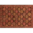 thumbnail image 1 of Ahgly Company Indoor Rectangle Oriental Orange Industrial Area Rugs, 5' x 8', 1 of 4