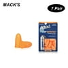 MACK'S 7 Pair -noise Foam Earplugs Washable Professional Soundproof Ear Plugs for Sleeping Working Travelling Hearing Protection