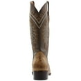 thumbnail image 3 of Ferrini Western Boots Men Exotic Kangaroo Dark Antique Saddle 10811-15, 3 of 7