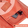 thumbnail image 3 of Beach Mesh Tote Bag, Casual Tote Bag Hobo Women Foldable MAX 23L Shoulder Bag For Beach Picnic Vacation, 3 of 5