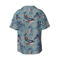 thumbnail image 7 of Picia Underwater Animals and Flowers Men's Linen Shirts Short Sleeve Cuban Beach Shirts Casual Shirts Button Down Shirt for Men Beach Summer Wedding Shirt-4X-Large, 7 of 7