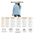 thumbnail image 1 of Pull Ample Décontracté pour Femmes, Couleur Unie, Manches Longues, Col Roulé, Pull Ample, 1 of 7