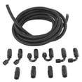 thumbnail image 4 of Manguera de combustible y aceite de 5 metros, accesorio AN6‑6AN, adaptador de extremo recto trenzado de nailon de acero inoxidable, 45°, 90°, 180° Jadeshay A, 4 of 9