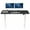 Black/White, variant on VIVO Electric 60” x 30” Stand Up Desk, Black Table Top, Black Frame