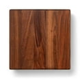 thumbnail image 1 of John Boos B Series Square Wood Cutting Board with Feet, 9" x 9", Walnut, 1 of 7