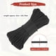 thumbnail image 3 of Uxcell Cuerda Paracord de 4 MM 102FT para Camping [1PCS] - Cuerda de 7 hebras 550LB para Tiendas de Camping y Lonjas [Negro], 3 of 6