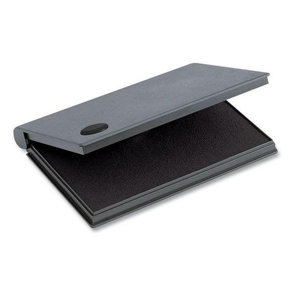 6.25 x 3.5 in. No. 2 2000 Plus One-Color Felt Stamp Pad, Black