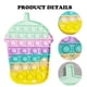 thumbnail image 2 of Burbuja De Empuje Rompecabezas sensorial juguete taza de bebida burbuja de empuje juguetes interactivos relajantes para niños y adultos Sywqhk libre de BPA, 2 of 9