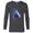 Charcoal Heather, variant on Marvel Ant-Man and the Wasp: Quantumania Kang Quantum Streak - Long Sleeve T-Shirt for Men - Customized-Athletic Heather