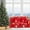 Multicolour, variant on Christmas Printed Sofa Cover with Santa Claus | Elastic Couch Slipcover Machine Washable | Festive Theme Red Sofa Protector for Living Room | Holiday Furniture Cover for Pets and Kids