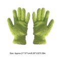 thumbnail image 3 of 1 Pair Wash Mitt Household Supplies Softness Reusable Multifunctional Dust Cleaners Car Cleaning Gloves Polisher Washing Glove Grass Green, 3 of 6