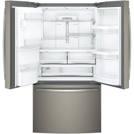 GE - 27.7 Cu. Ft. French Door Refrigerator - Slate