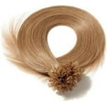 thumbnail image 7 of Aorsher U Tip Hair Extensions, Human Hair Pre Bonded Keratin Fusion Nail, U Tip Real Remy Human Hair Extension for Women, 100 Strands 100G/Pack, 24Inch, 7 of 7