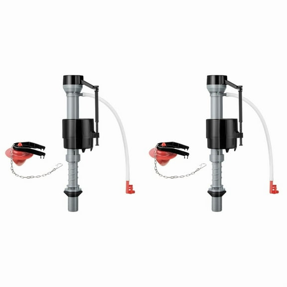2X Toilet Float Replacement Kit, Universal Flusher Kit and 2 Inch Flapper 1set