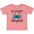 thumbnail image 3 of Inktastic Baltimore Maryland Vacation Blue Crab Boys or Girls Baby T-Shirt, 3 of 5