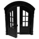 thumbnail image 4 of Puerta para gatos de interior: Puerta interior para gatos y perros pequeños. Puerta de doble apertura para cachorros y gatitos. Uso doméstico. Color negro., 4 of 7