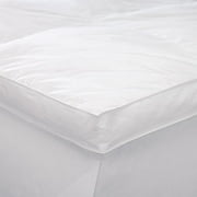 Home Trends Quilted White Goose Feather Bed