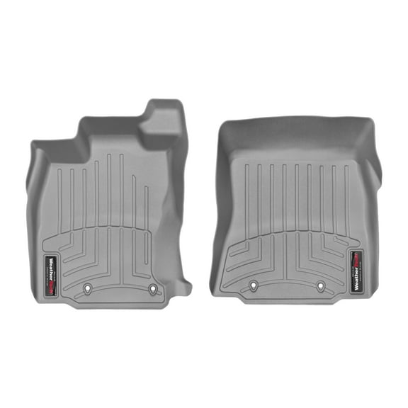 WeatherTech Custom Fit FloorLiners compatible with 2014-2019 Jaguar XJ Series - 1st Row (Driver & Passenger), Grey
