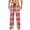 #01_Multicolor, variant on Men's Plaid Pajama Pants with Pockets & Drawstring Waist Straight Leg Lounge Bottoms Soft Sleepwear Funny Xmas Print Amusing Christmas Loungewear Casual Pajamas Novelty Sleepwear