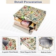 thumbnail image 3 of FORMRS Womens Corduroy Tote Bag Crossbody Shoulder Handbag with Pocket, Beige Cartoon Animals, 3 of 7