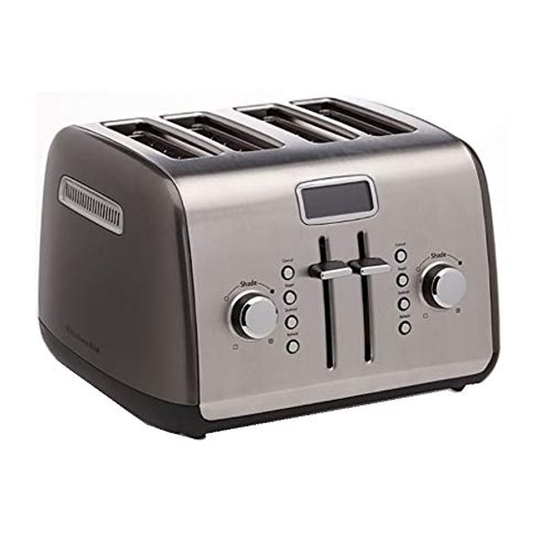 KitchenAid KMT422QG 4Slice Toaster with Manual HighLift Lever and