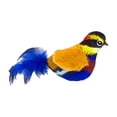 thumbnail image 3 of Juguete para gatos Yinane Sonido de pájaro que chirría Juguete de peluche interactivo realista Azul y Amarillo, 3 of 8