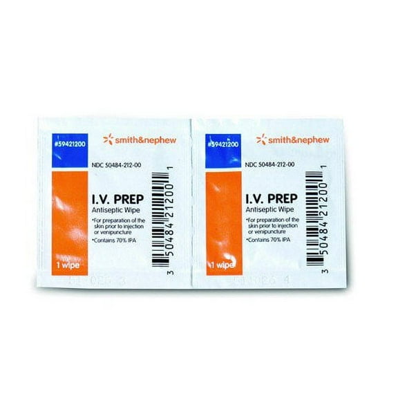 5459421200BX - IV Prep Antiseptic Wipes - 50 count