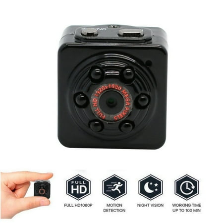 Digital Cam Camera Mancro Mini Camera 480P Video Recorder Digital Cam Micro Full HD IR Night Vision Smallest DV DVR Camcorder PK SQ11 SQ8 ()