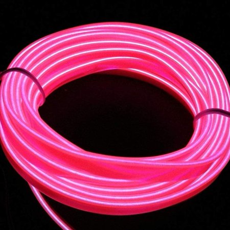 USB Flexible LED Rope Lights for Car kit 5M/16FT Interior Strip Tube ...