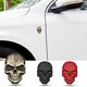 thumbnail image 4 of Calcomanía 3D de decoración única Aleación de zinc MODIFICACIÓN METAL MODIFICACIÓN Fresca con estilo Emblema para rojo Macarena Pegatina del coche del cráneo, 4 of 8