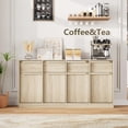 thumbnail image 6 of Sideboard Buffet Cabinet with  Drawers – Modern Storage Buffet Table & Coffee Cabinet for Kitchen, Dining Room & Living Room, 6 of 7
