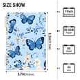 thumbnail image 3 of Haosy Blue Butterflies and Flowers Notebooks 2 Pcs 1-subject Journal 60 Sheets A5 College Ruled Paper Detachable Ring 8.3"x5.7", 3 of 8