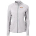 thumbnail image 2 of Women's Cutter & Buck  Heather Gray Idaho State Bengals Adapt Eco Knit Recycled Full-Zip Jacket, 2 of 3