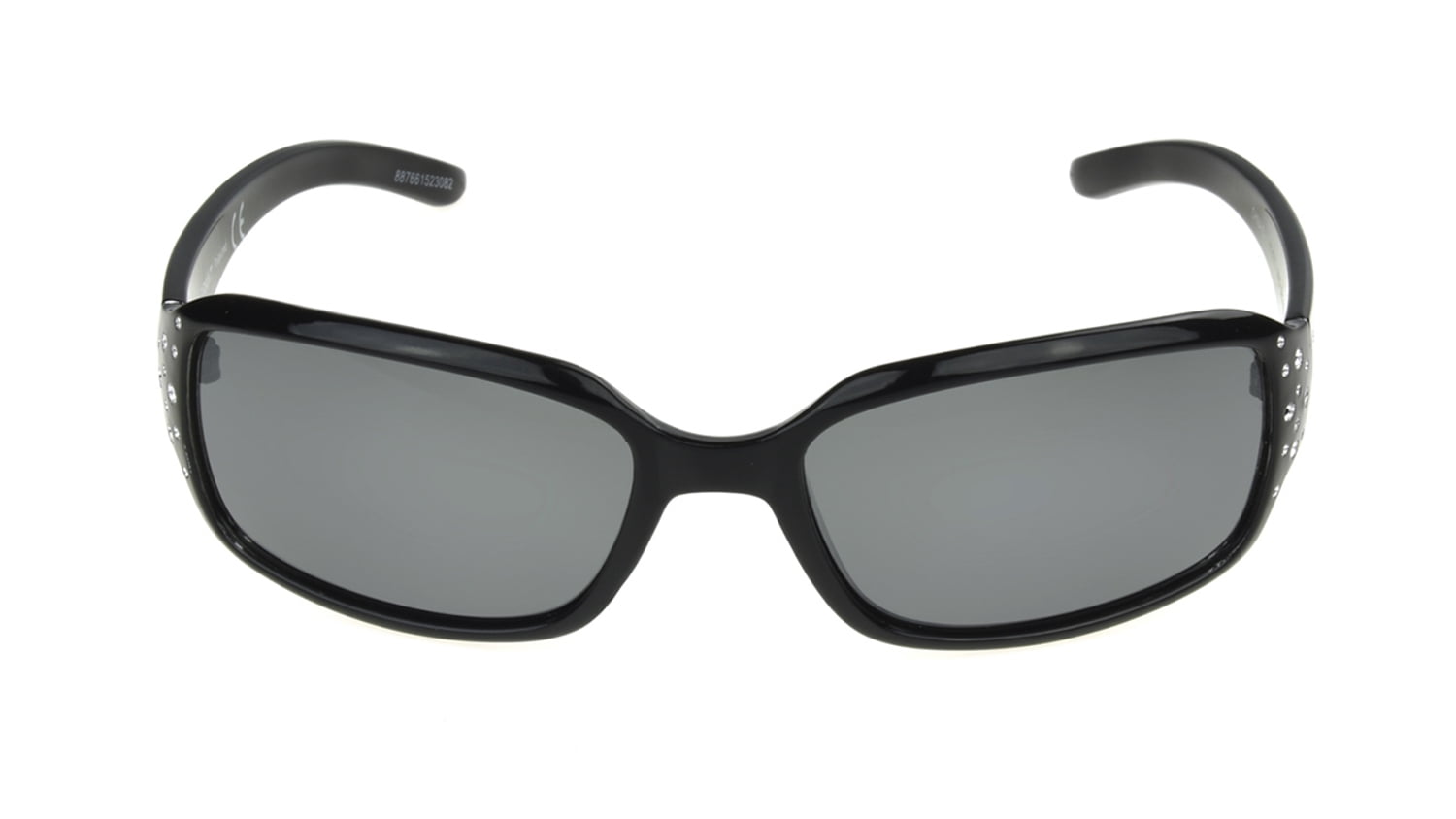 Foster Grant Ladies Rectangle Black Sunglass